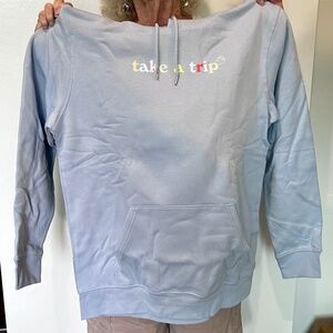 Organic Cotton "Take A Trip" hoodie size XL Fair Wear Stanley Stella  CBD UK